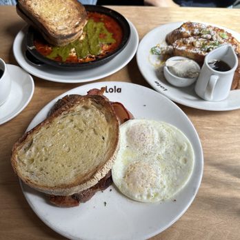 Lola - Lola Breakfast, Challah French toast, Prosser Pepper Shakshouka - Greek Near Me - Seattle, Washington Lola - Lola Breakfast, Challah French toast, Prosser Pepper Shakshouka - Greek Near Me - Seattle, Washington