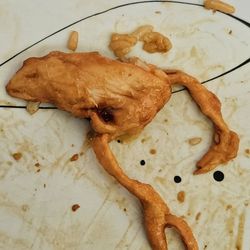 New China House - Is this a whole baby chicken? A frog? Either way, not eating it.