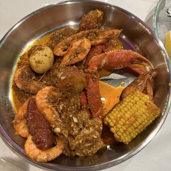 Cajun Crackin - Combo 1 / 套餐1 for $38 with half pound shrimp and crab! Definitely worth it! - Seafood Near Me - Las Vegas, Nevada Cajun Crackin - Combo 1 / 套餐1 for $38 with half pound shrimp and crab! Definitely worth it! - Seafood Near Me - Las Vegas, Nevada