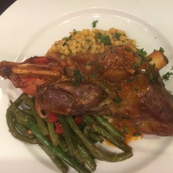 Twist fells point - Braised Lamb Shank with CousCous and Mediterranean green beans. The shank is very well priced and probably best thing on the menu - Mediterranean Near Me - Baltimore, Maryland Twist fells point - Braised Lamb Shank with CousCous and Mediterranean green beans. The shank is very well priced and probably best thing on the menu - Mediterranean Near Me - Baltimore, Maryland