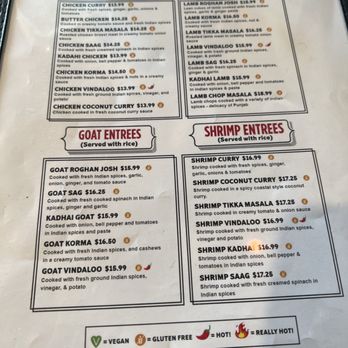 HotBits Indian Cuisine - Menu as of 09-16-23 - Indian Near Me - Katy, Texas