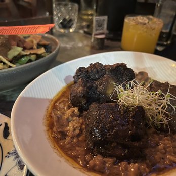 FINKA Table & Tap - BRAISED OXTAIL IN RED WINE REDUCTION Mushroom Risotto - Asian Fusion Near Me - Miami, Florida