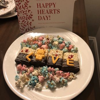 Discovery Primea - They are big on holidays so this was left in my room for Valentine's Day. Not a bad touch - Hotels Near Me - Makati, NCR