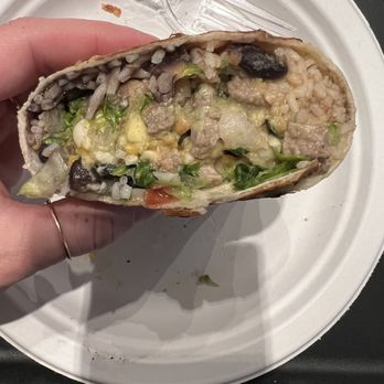 Mexican Taco Zone - Steak burrito, this thing is massive! Could easily be two meals. - Latin American Near Me - Welland, Ontario