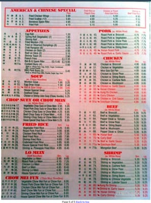 Menu photo 4 Heaven Dragon Rio Rancho, NM