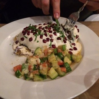 La Encantada - Chile en nogada, with side of zucchini - Mexican Near Me - Chicago, Illinois