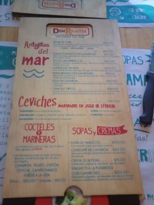 Menu photo 2 Don Ramón Oaxaca, OAX