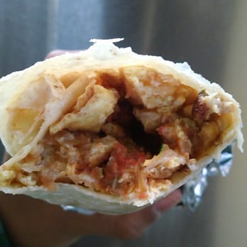 Phanny's - A look at the ingredients of the sausage egg burrito: egg, sausage, salsa, etc. - Breakfast & Brunch Near Me - Redondo Beach, California Phanny's - A look at the ingredients of the sausage egg burrito: egg, sausage, salsa, etc. - Breakfast & Brunch Near Me - Redondo Beach, California