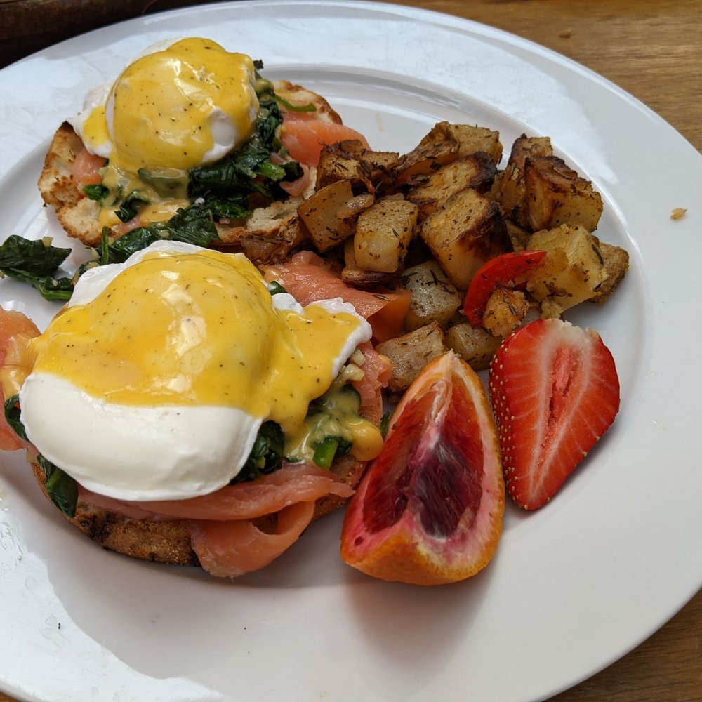 Rustica Lounge Bar & Restaurant - eggs benedict with smoked salmon, and homefries - Italian Near Me - Cliffside Park, New Jersey Rustica Lounge Bar & Restaurant - eggs benedict with smoked salmon, and homefries - Italian Near Me - Cliffside Park, New Jersey
