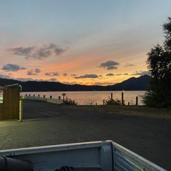 Lamplighter Inn - The water from the parking lot view, such a disappointment, false advertising 100% & bad attitudes when you say its not as stated.