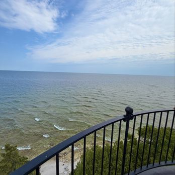 Cana Island Lighthouse - View from lighthouse top - Landmarks & Historical Buildings Near Me - Baileys Harbor, Wisconsin