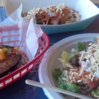 El Cantaro - Soy meat tostada, fish taco, and a mole tamal. All vegan, all very good! - Mexican Near Me - Monterey, California El Cantaro - Soy meat tostada, fish taco, and a mole tamal. All vegan, all very good! - Mexican Near Me - Monterey, California