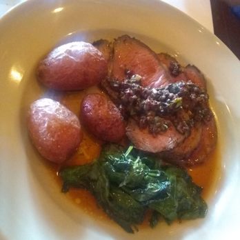 Chez Panisse - Gem potatoes, spinach and New York steak - New American Near Me - Berkeley, California Chez Panisse - Gem potatoes, spinach and New York steak - New American Near Me - Berkeley, California