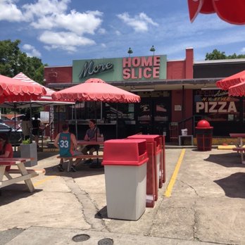 Home Slice Pizza - Outside seating area - Pizza Near Me - Austin, Texas