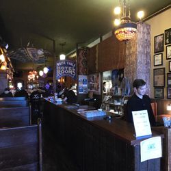 White Eagle Saloon - Swing in and say, "Hi!" to Hudson... He was manning the fort when we strolled in.