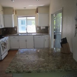 kitchen countertops from Joanne Lewis' home. To go with her review. kitchen countertops from Joanne Lewis' home. To go with her review.