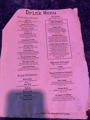 Menu photo 1 Jimbo's Bar and Grill Seaside Heights, NJ