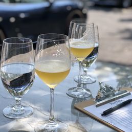 Outside tasting area