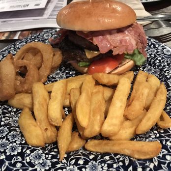 J D Wetherspoon - The Empire State Burger with Chips and Onion Rings - Pubs Near Me - Inverness, HLD J D Wetherspoon - The Empire State Burger with Chips and Onion Rings - Pubs Near Me - Inverness, HLD