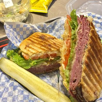 BJ's Bingo & Gaming - Prices are fair for portion while feeding the slots! Lol  Here is the Pastrami Supreme (?) fancier than the Rueben, $12 yum. - Casinos Near Me - Fife, Washington