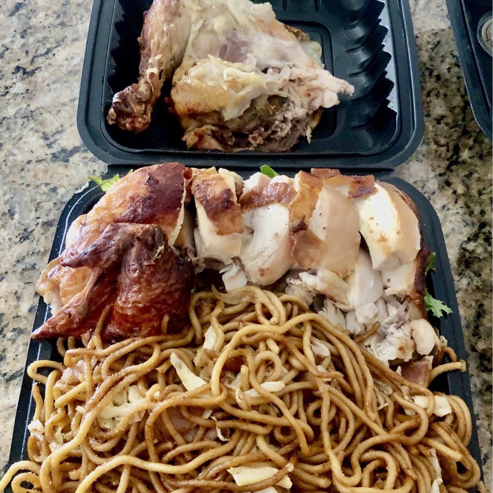 Sweet Corner Cafe - Roasted Chicken with Fried Noodles - Comfort Food Near Me - Aiea, Hawaii Sweet Corner Cafe - Roasted Chicken with Fried Noodles - Comfort Food Near Me - Aiea, Hawaii