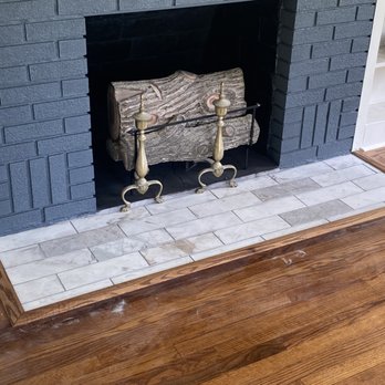 Mobile Trim Carpentry - Red oak transition installed between tile and hardwood floor. - Carpenters Near Me Mobile Trim Carpentry - Red oak transition installed between tile and hardwood floor. - Carpenters Near Me