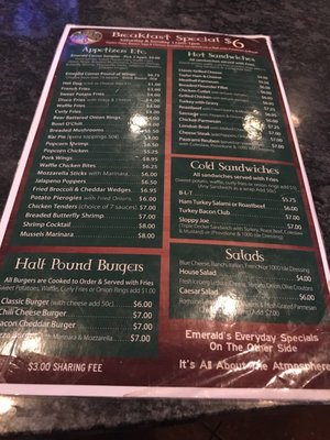 Menu photo 5 Emerald Corner Clifton, NJ