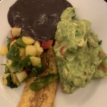 Havana Grill - Mango salsa, black bean dip and guacamole along with the fried plantains. - Cuban Near Me - Chicago, Illinois Havana Grill - Mango salsa, black bean dip and guacamole along with the fried plantains. - Cuban Near Me - Chicago, Illinois