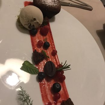 Acanto - Chocolate "Flan" - aka lava cake - Sushi Bars Near Me - Palermo, Pennsylvania