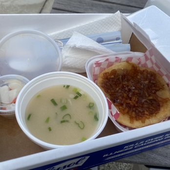 JY Kitchen - Miso soup and sweet apple pancake - Korean Near Me - Lexington, Kentucky