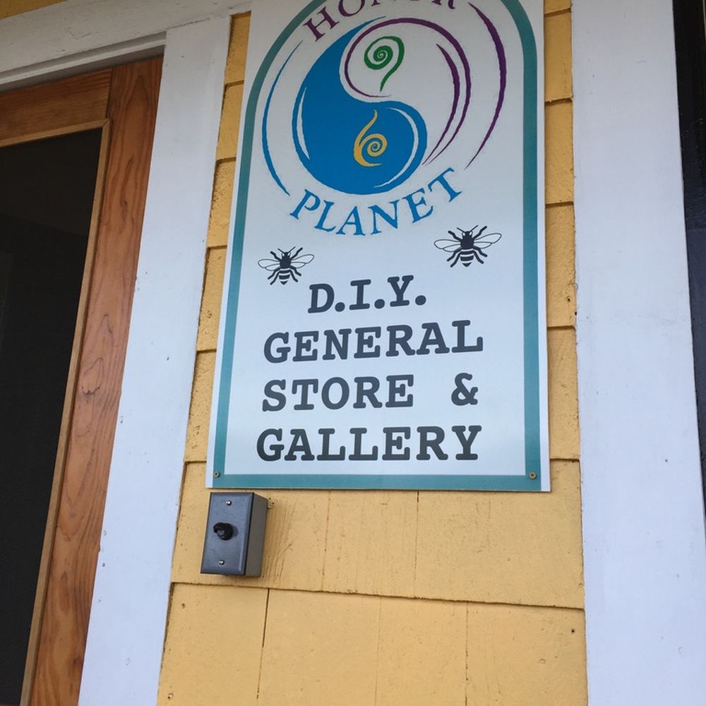 Honor Planet - sign for general store and gallery - Organic Stores Near Me - Hawi, Hawaii Honor Planet - sign for general store and gallery - Organic Stores Near Me - Hawi, Hawaii