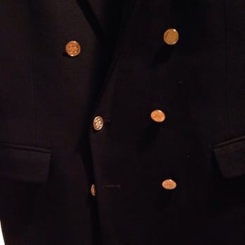 Master Tailor - Example of their work. Two lower buttons on the left had fallen off so they put them back on for me. - Sewing & Alterations Near Me - Fort Worth, Texas