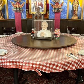 Buca di Beppo Italian Restaurant - Decor in one of the private rooms - Italian Near Me - Peoria, Arizona Buca di Beppo Italian Restaurant - Decor in one of the private rooms - Italian Near Me - Peoria, Arizona