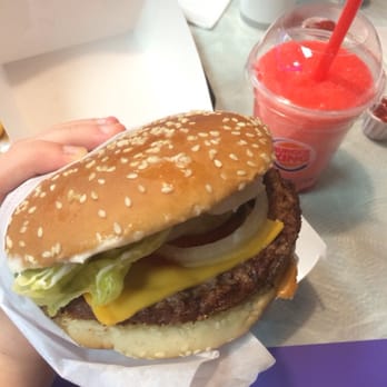 Burger King - Just had to add a photo. Wish they woulda filled the Icee all the way up! - Burgers Near Me - Clinton, Iowa
