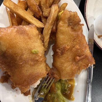 The Codfather - Haddock and cod fish and chips with mushy peas - Fish & Chips Near Me - Henderson, Nevada The Codfather - Haddock and cod fish and chips with mushy peas - Fish & Chips Near Me - Henderson, Nevada