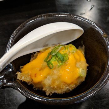 Hyack Sushi - Deep fried poached egg - Japanese Near Me - New Westminster, British Columbia Hyack Sushi - Deep fried poached egg - Japanese Near Me - New Westminster, British Columbia