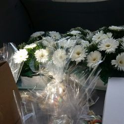 Flowers packed securely and beautifully