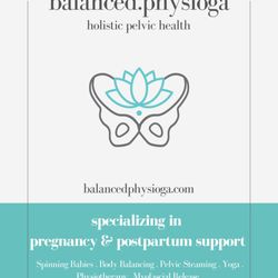 Balanced Physioga - Ojai - Dr. Charisse Balance PT, DPT, RYT specializes  in holistic perinatal pelvic health and yoga