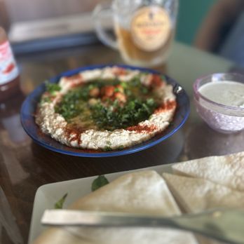 Pirates Grill - Old Style Hummus and Ekstra Lager Beer. - Mediterranean Near Me - Gainesville, Florida Pirates Grill - Old Style Hummus and Ekstra Lager Beer. - Mediterranean Near Me - Gainesville, Florida
