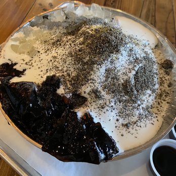 Ktea Cafe - Black sesame Bingsu - Bubble Tea Near Me - Sunnyvale, California