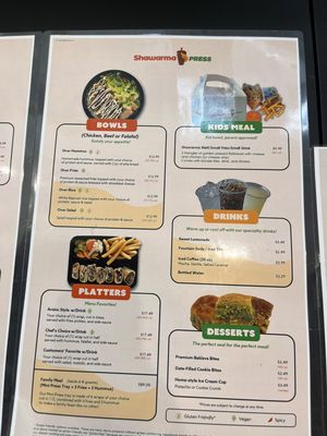 Menu photo 3 Shawarma Press Irving, TX