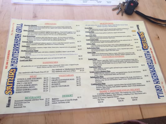 Menu photo 4 Samir's Mediterranean Grill Seattle, WA Menu photo 4 Samir's Mediterranean Grill Seattle, WA