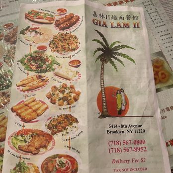 Gia Lam II - menu - Vietnamese Near Me - Brooklyn, New York