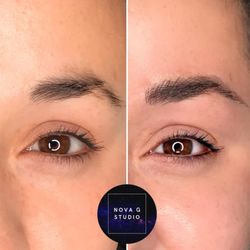 Nova G Studio - With the help of microblading we can cover old scars where hair won't grow!
