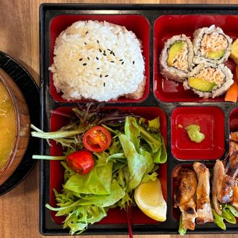 Shinmai Shokudo - Chicken teriyaki bento box - Japanese Near Me - Cary, North Carolina Shinmai Shokudo - Chicken teriyaki bento box - Japanese Near Me - Cary, North Carolina