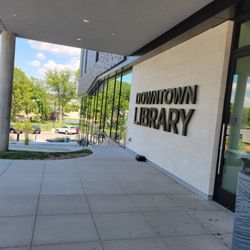 Olathe Downtown Library - Entrance, back side