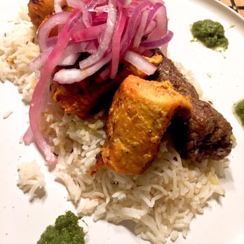 Wah Jee Wah - Lamb Seekh Kabob and Chicken Tikka Kabob - re-plated at home. - Barbeque Near Me - Hayward, California Wah Jee Wah - Lamb Seekh Kabob and Chicken Tikka Kabob - re-plated at home. - Barbeque Near Me - Hayward, California