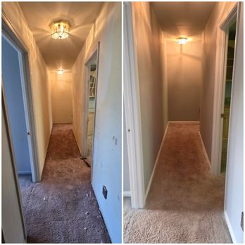 JB Painting and Remodeling - Prepped then painted hallway - Painters Near Me JB Painting and Remodeling - Prepped then painted hallway - Painters Near Me