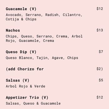 Pink Cactus - Menu - Tacos Near Me - Charleston, South Carolina Pink Cactus - Menu - Tacos Near Me - Charleston, South Carolina