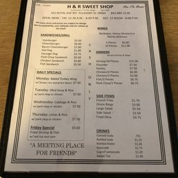 Menu Menu